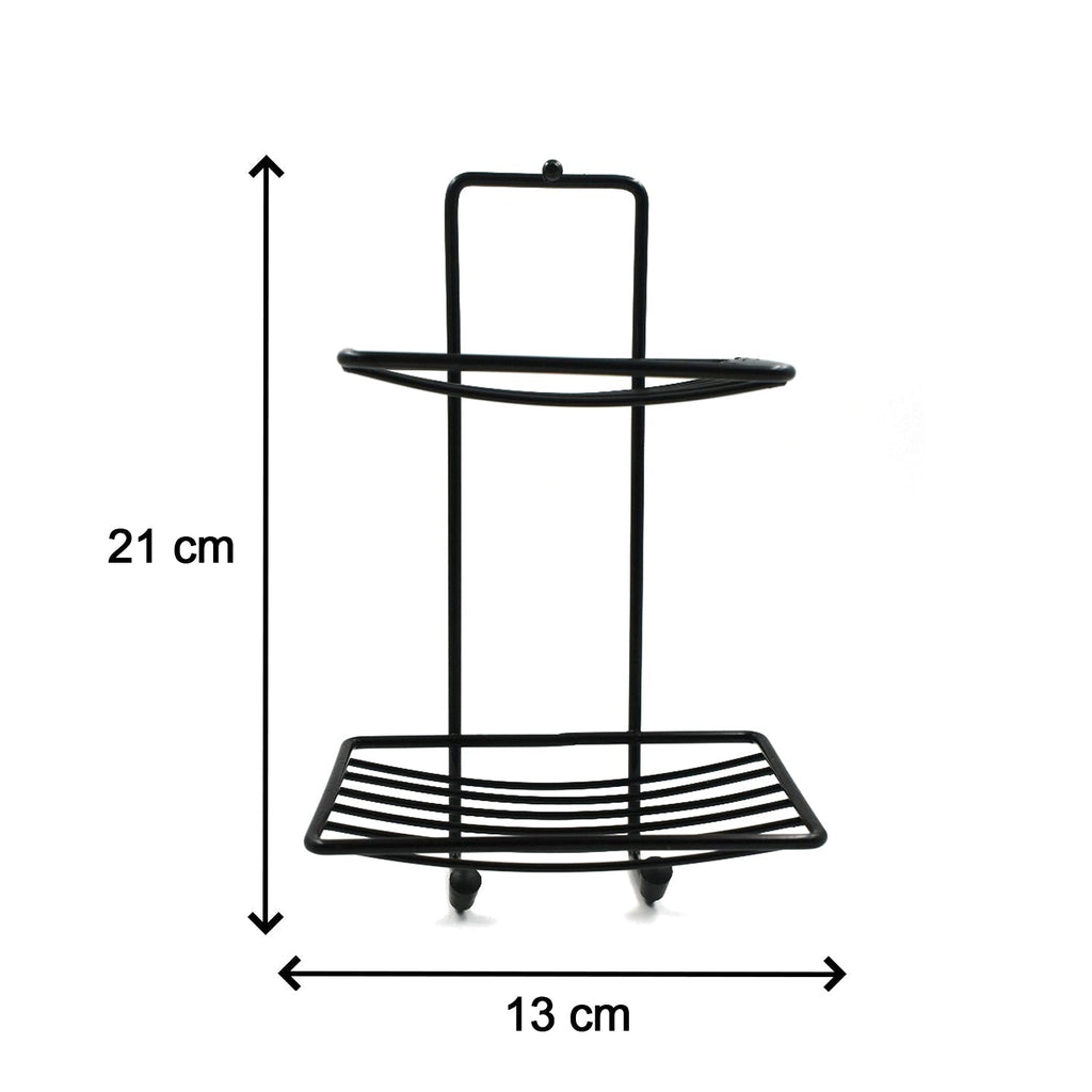 Stainless Steel Soap Rack – 2-Tier Bathroom Organizer | FreshAura