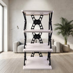 Multipurpose Foldable 4 Layer Storage Rack Ð Space Saving Organizer