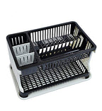Dish Drying Rack – Water Storing Tray & Utensil Organizer | CookAura