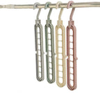 Space-Saving Hangers – 9-Hole Anti-Skid Organiser | Indo Glow