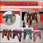 18 Inch Folding Stool – Portable Durable Step & Seating Stool