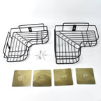 Metal Shower Shelf 2-Pack – Rustproof No-Drill Corner Organizer