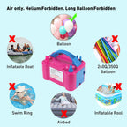 Electric Balloon Pump – Dual Nozzle Inflator | Play & Move