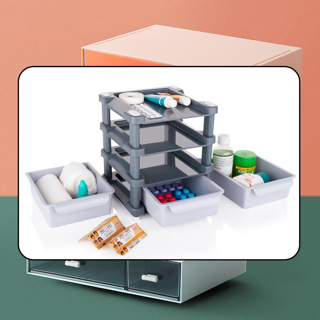 Makeup Organizer Drawer – 3-Layer Compact Cosmetic Storage | Organivo