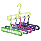 Space-Saving Hangers – 9-Hole Anti-Skid Organiser | Indo Glow