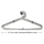 Stainless Steel Cloth Hanger (Set of 12) – Durable & Non-Slip | FreshAura Homeware
