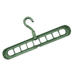 Space-Saving Hangers – 9-Hole Anti-Skid Organiser | Indo Glow