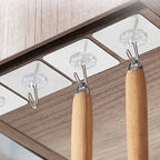 Stainless Steel Adhesive Wall Hooks 100-Pack – Strong & Waterproof | GlimmerHome