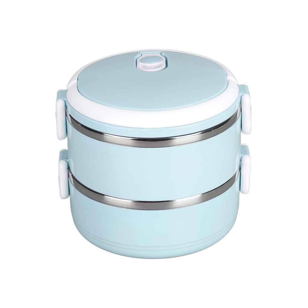 Insulated Stainless Steel Lunch Box – 2-Layer Tiffin | Lunchie Bunchie