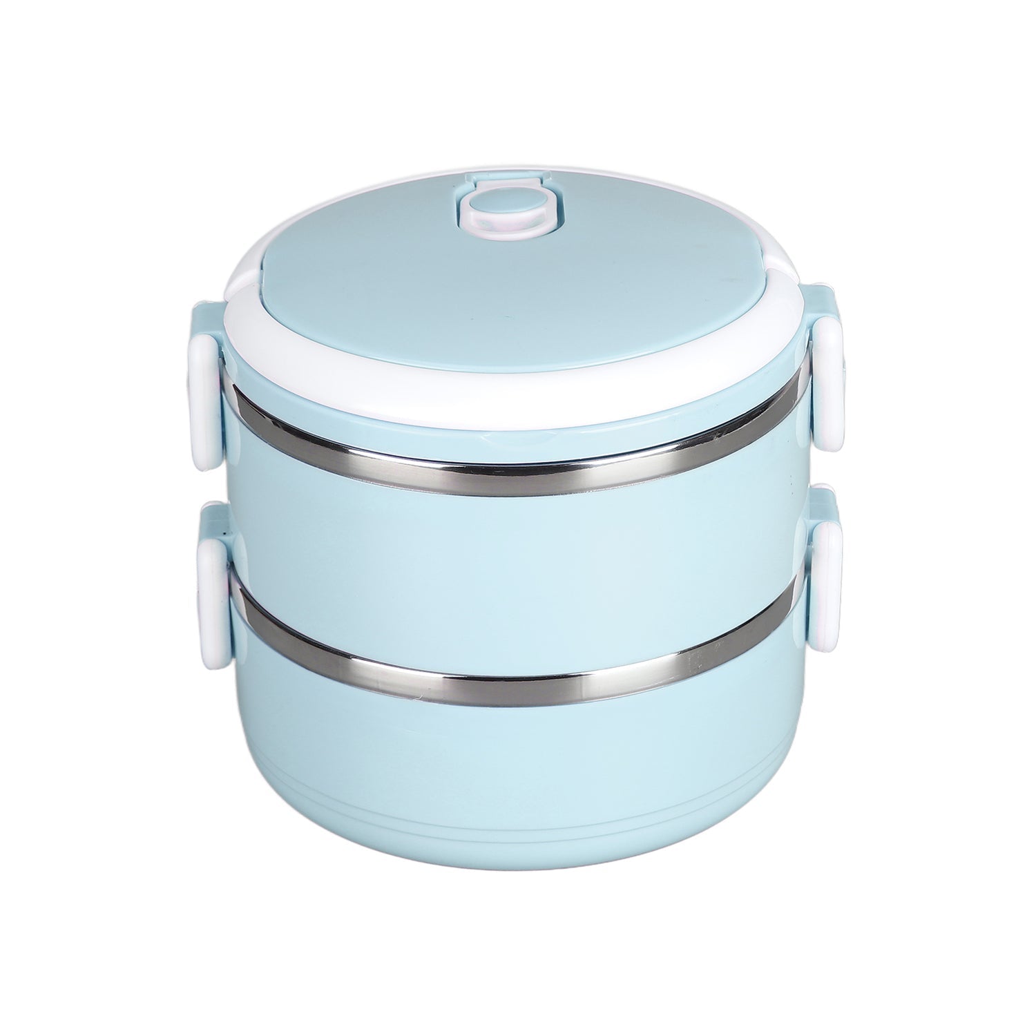 Insulated Stainless Steel Lunch Box – 2-Layer Tiffin | Lunchie Bunchie
