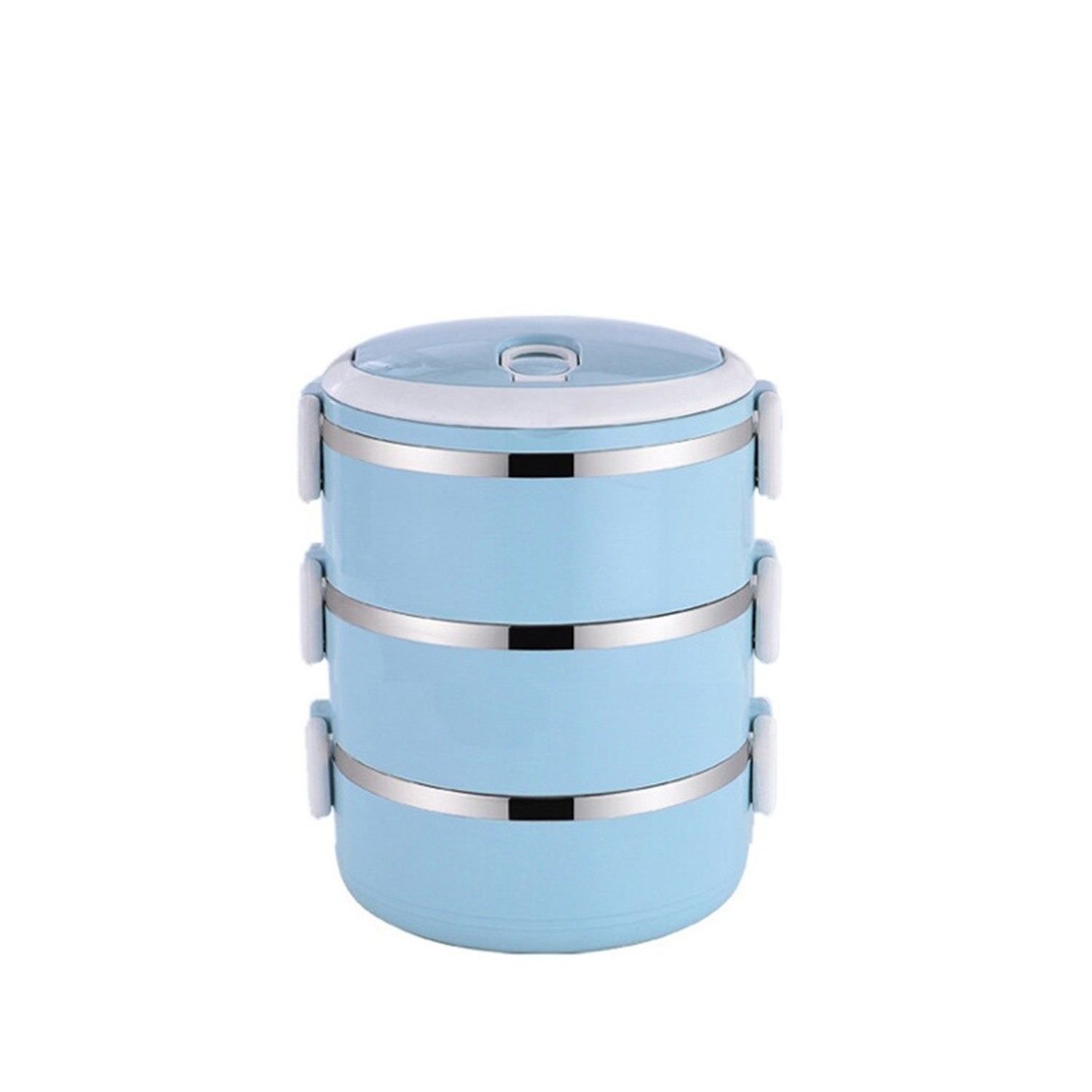Stainless Steel Lunch Box – 3-Layer Insulated Hot Food Carrier | Lunchie Bunchie