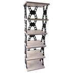 Multipurpose Foldable 6 Layer Storage Rack Ð Space-Saving Home Organizer