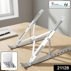 Adjustable Laptop Stand – Ergonomic Foldable Design for Desk Use
