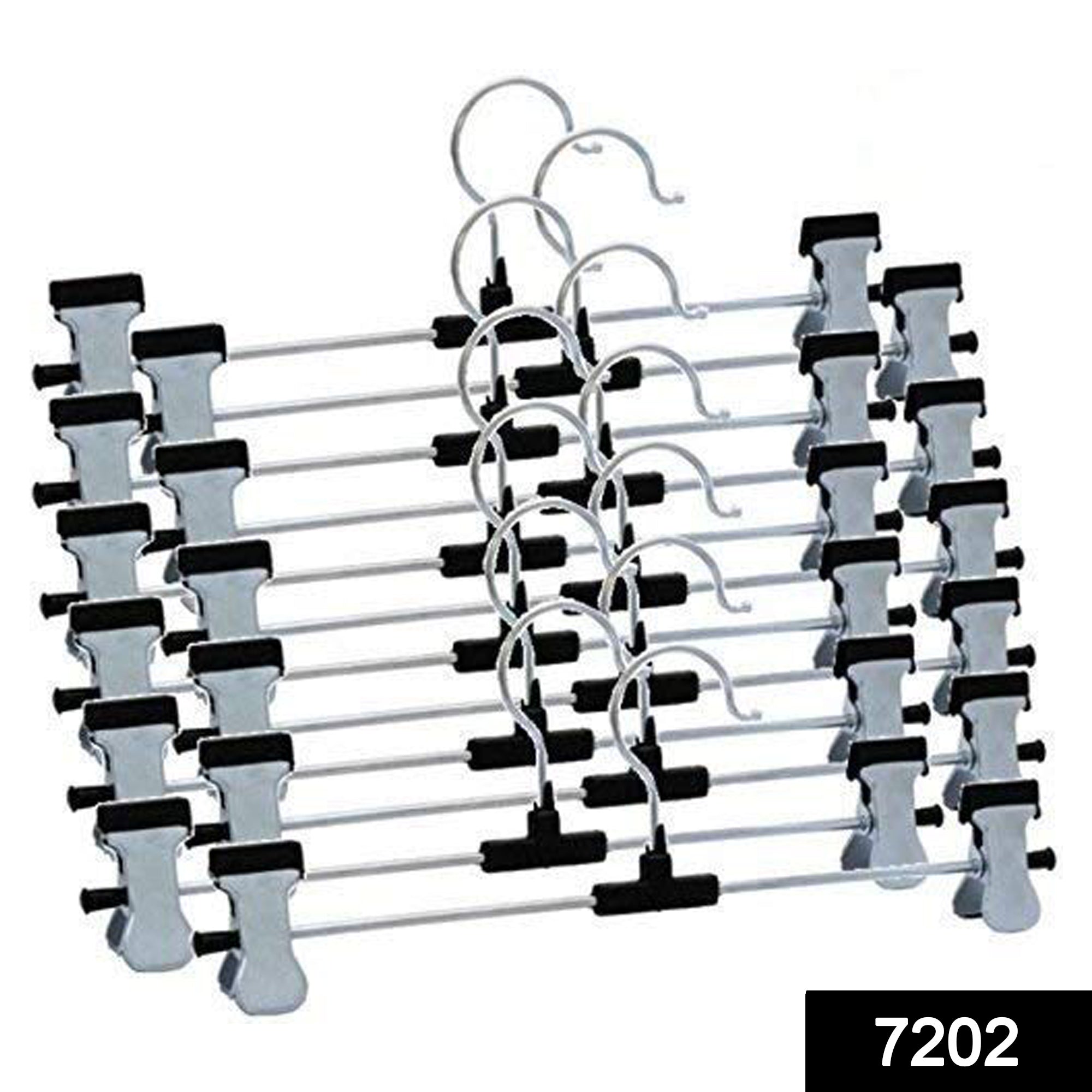 Stainless Steel Hangers – Adjustable Clips, 12-Pack | Indo Glow
