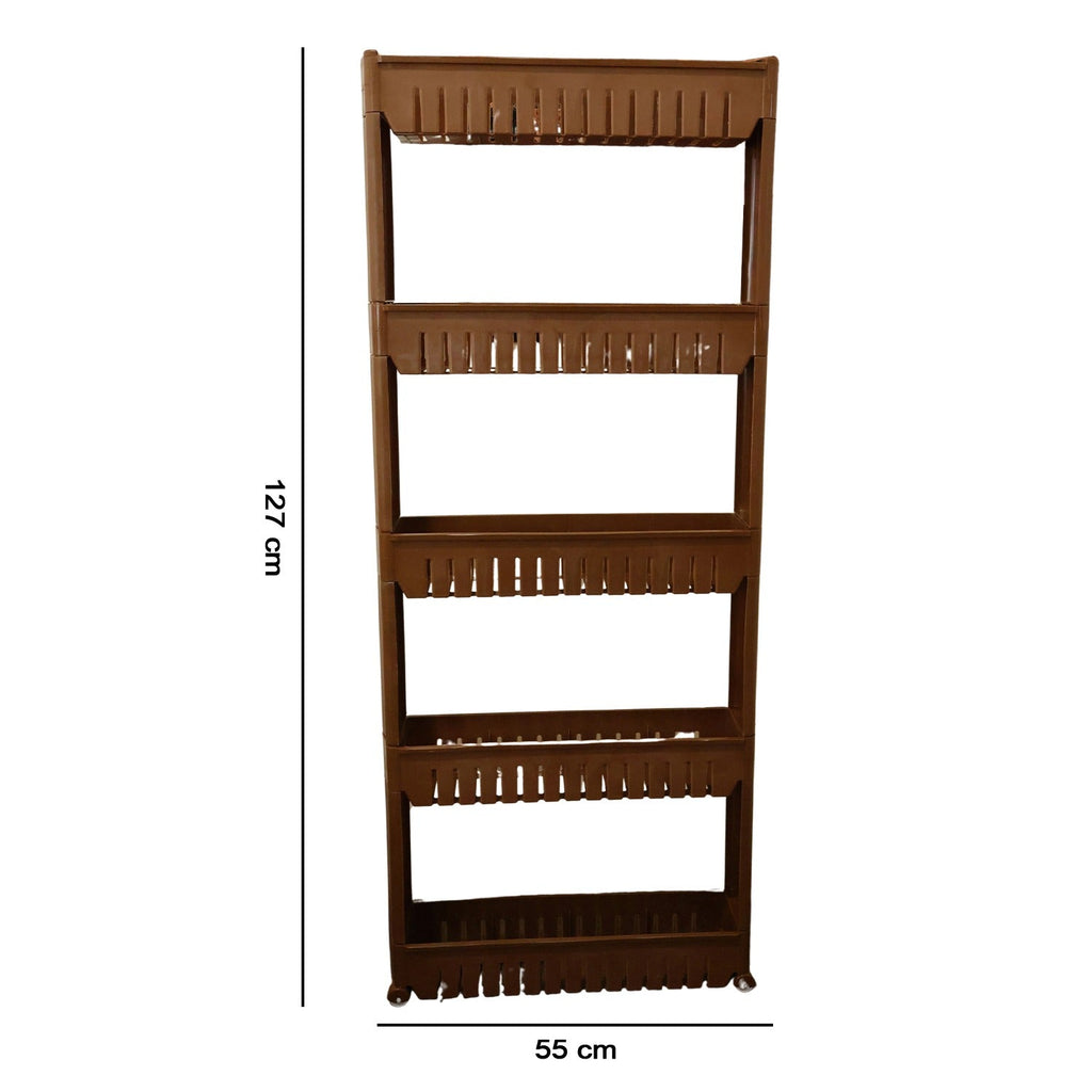 Kitchen Storage Rack – Space-Saving Multi-Tier Organizer with Wheels