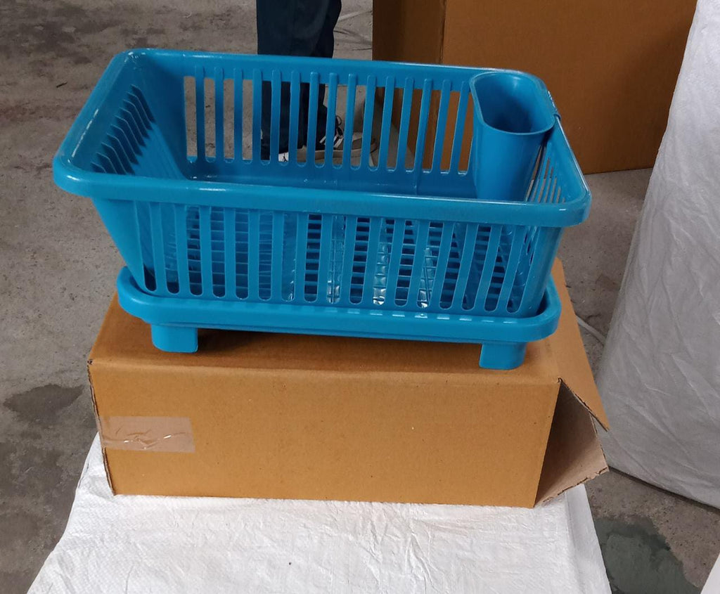Dish Drainer Rack – Durable Plastic Kitchen Organizer | Lunchie Bunchie