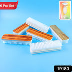 Washing Brush Set – 6-Piece Multi-Color Durable Scrub Brushes