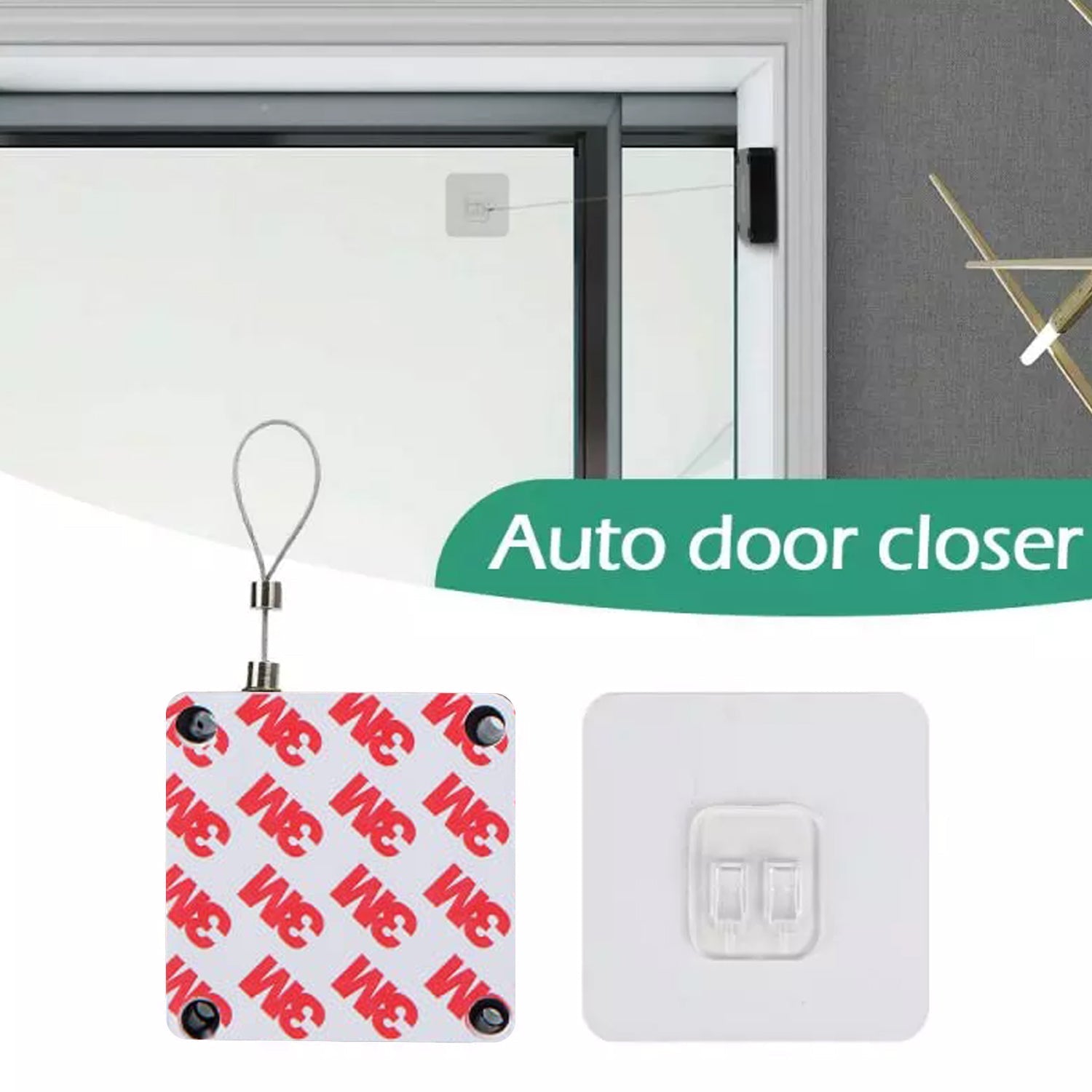 Automatic Sensor Door Closer – Punch-Free & Quiet | GlimmerHome