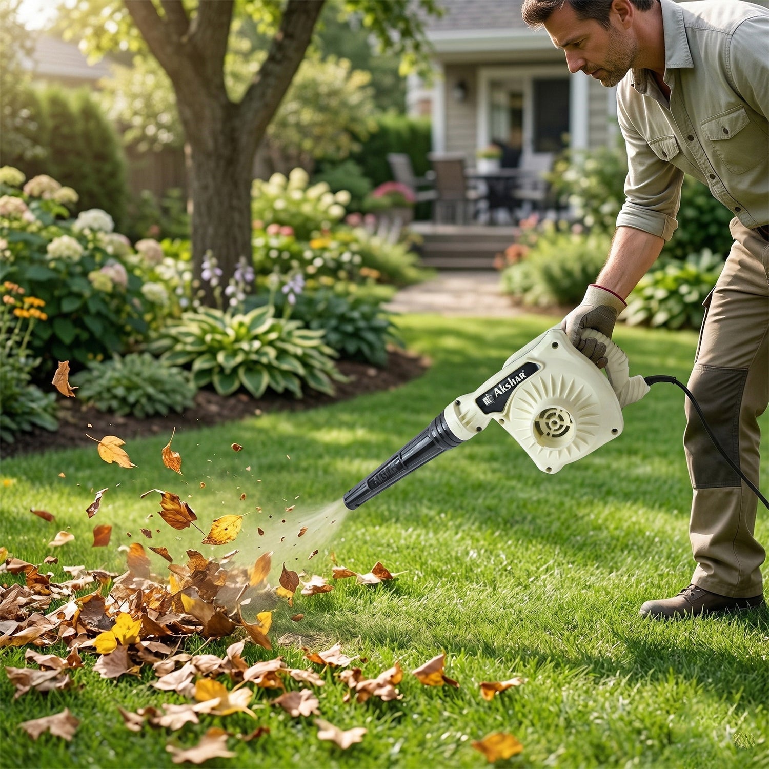 Electric Air Blower – Powerful Dust and Leaf Cleaning Tool