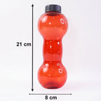 Dumbbell Shaped Water Bottle 550ML – Durable & Leak-Proof
