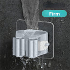 Mop & Broom Holder Clips – Strong Self-Adhesive Grip Set