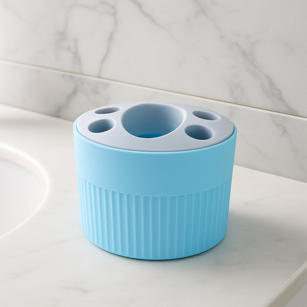 Bathroom Toothbrush Holder Stand – Durable Multipurpose Organizer