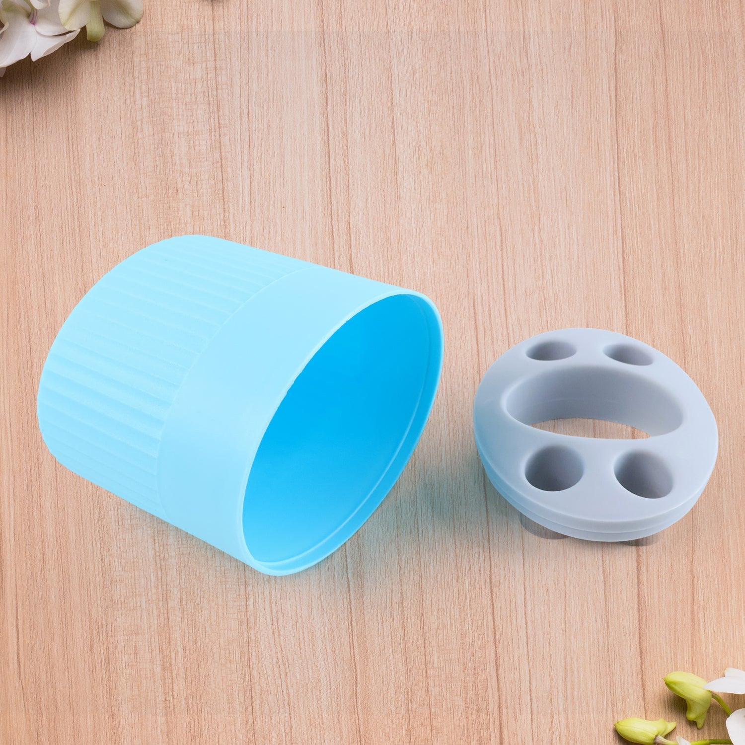 Bathroom Toothbrush Holder Stand – Durable Multipurpose Organizer