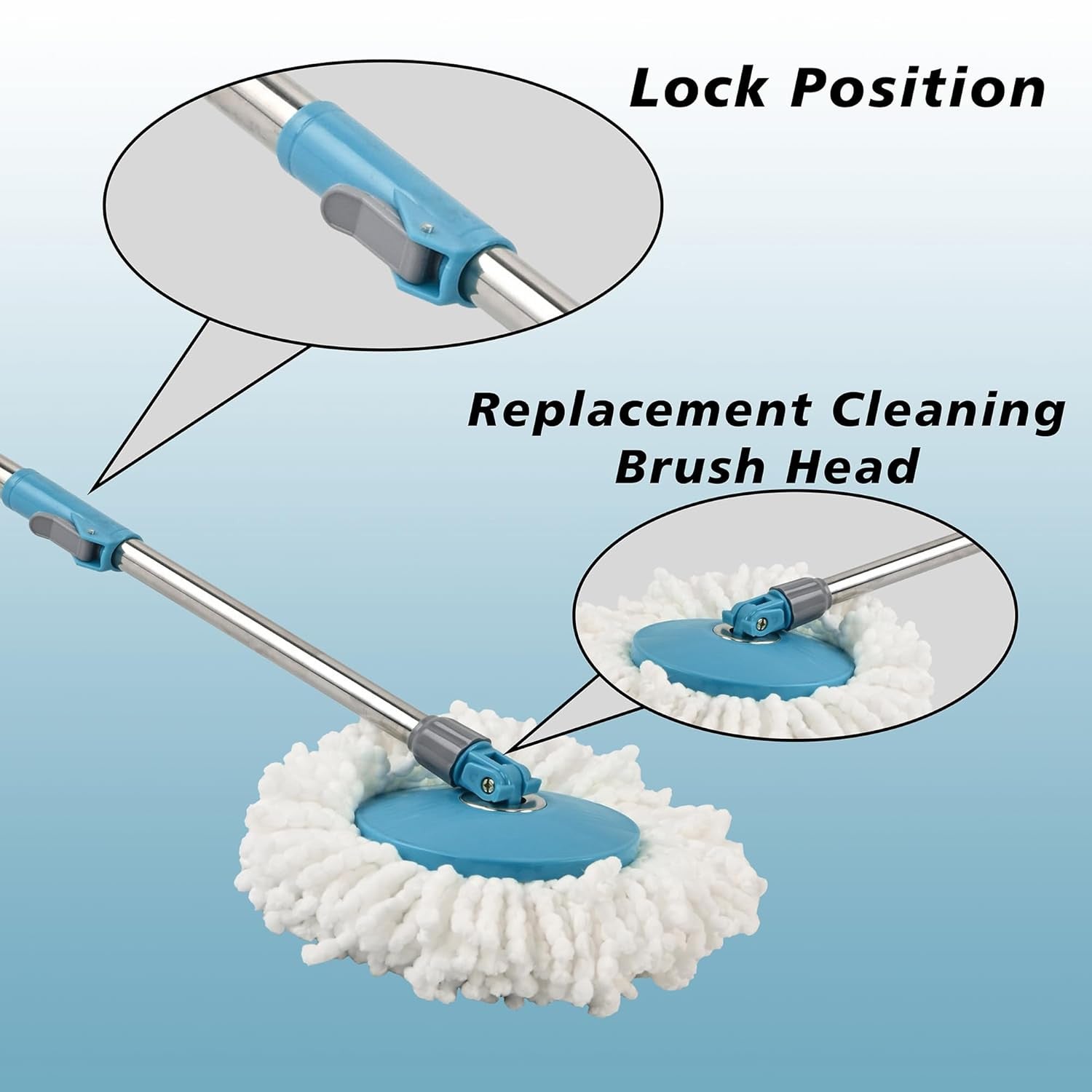 360 Degree Spin Mop Ð Effortless Floor Cleaning with Adjustable Handle