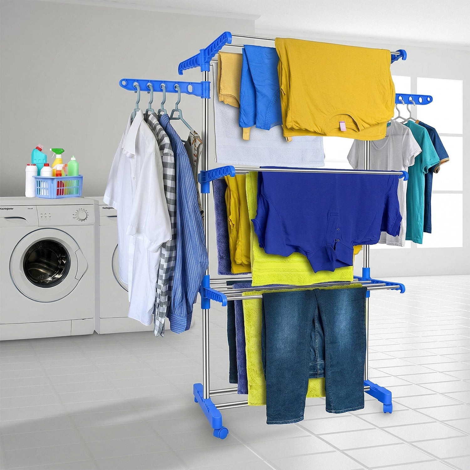 Clothes Drying Rack Ð Foldable, Portable & Space-Saving Design