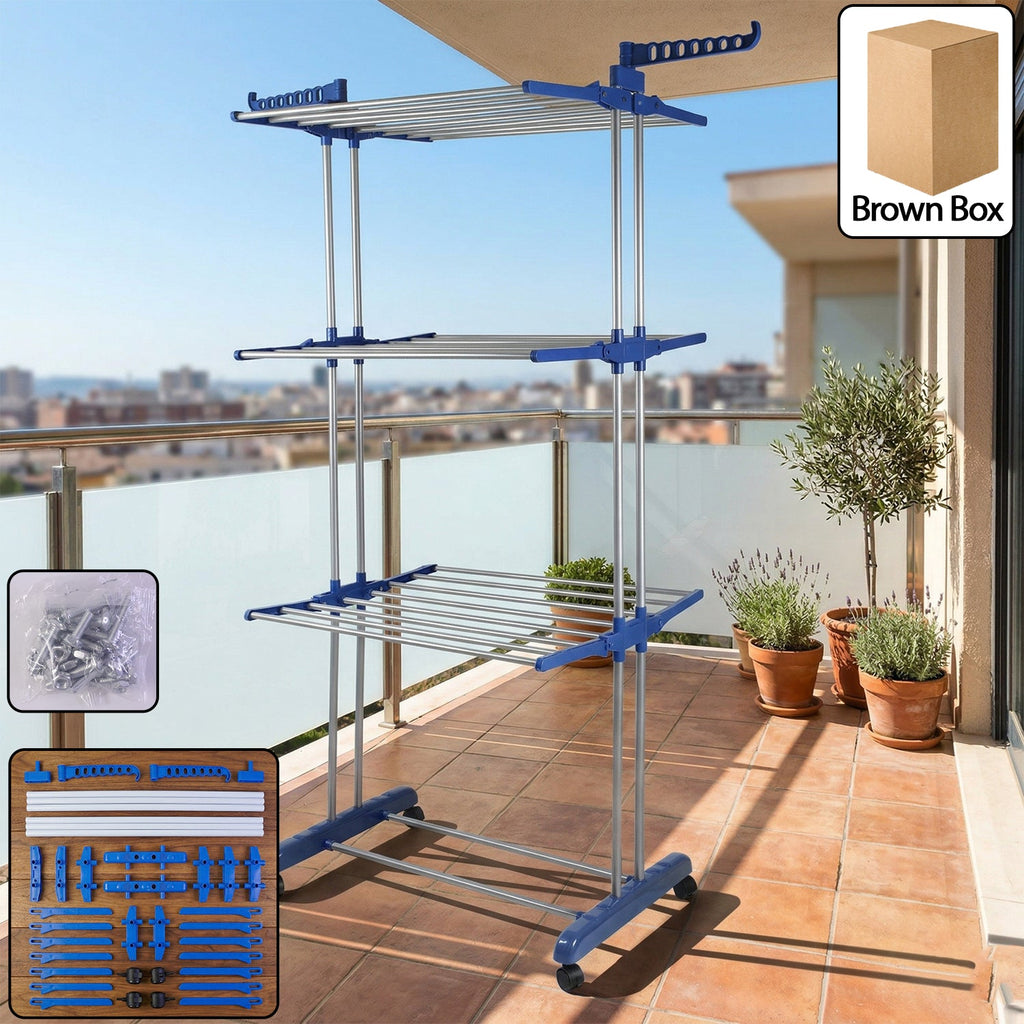 Clothes Drying Rack Ð Foldable, Portable & Space-Saving Design