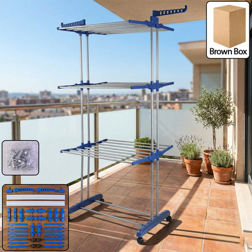 Clothes Drying Rack Ð Foldable, Portable & Space-Saving Design