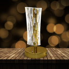 Crystal Table Lamp – Elegant USB Rechargeable LED Glow