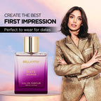 Bellavita Date Woman Perfume – Romantic Floral Fruity Scent for Women