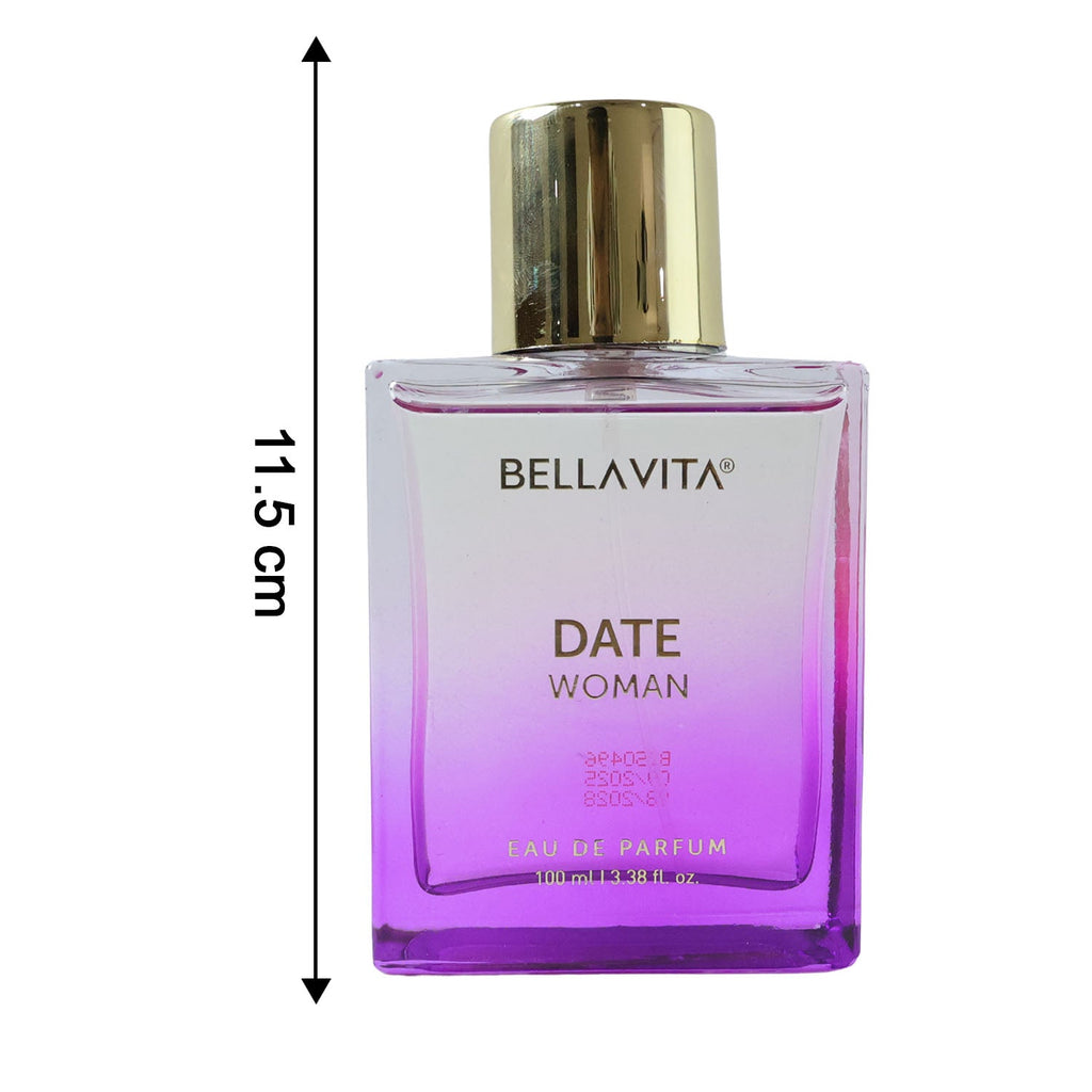 Bellavita Date Woman Perfume – Romantic Floral Fruity Scent for Women