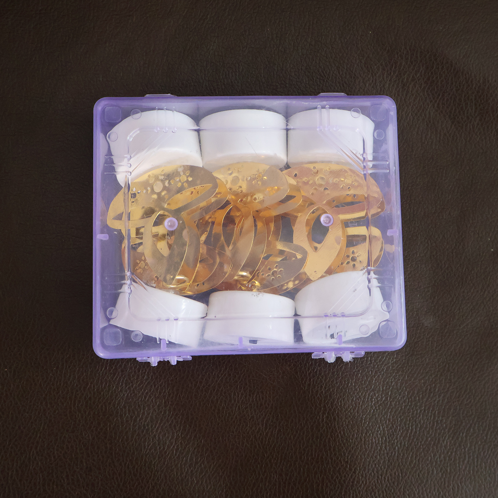 Golden Diya LED Tealight Candles – Elegant Flameless Decor Set