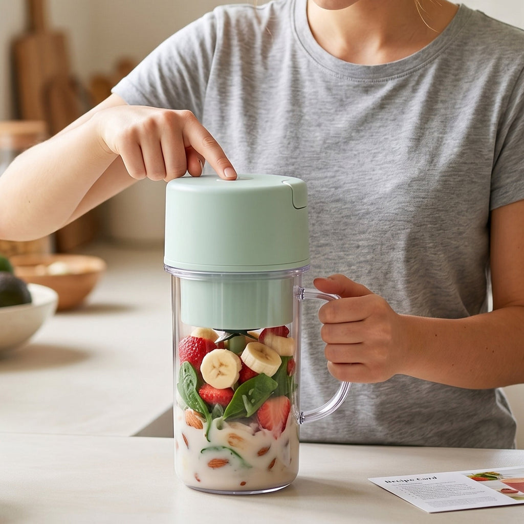 Portable Electric Juicer Ð Compact & Rechargeable for Fresh Juices
