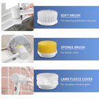 5-in-1 Electric Cleaning Scrubber – Cordless Power Brush