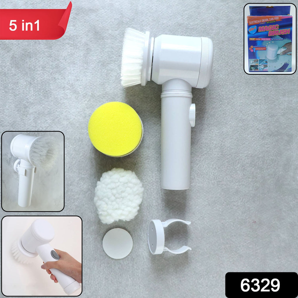 5-in-1 Electric Cleaning Scrubber – Cordless Power Brush