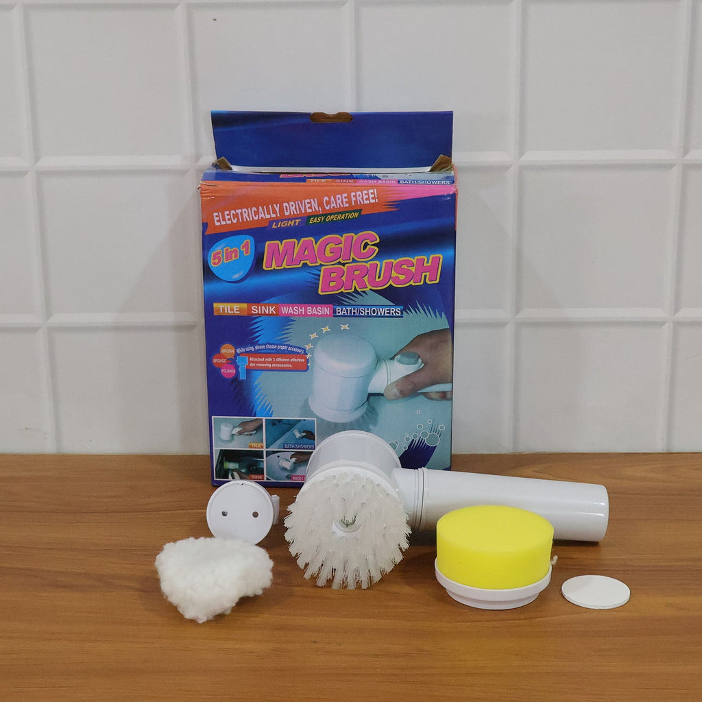 5-in-1 Electric Cleaning Scrubber – Cordless Power Brush