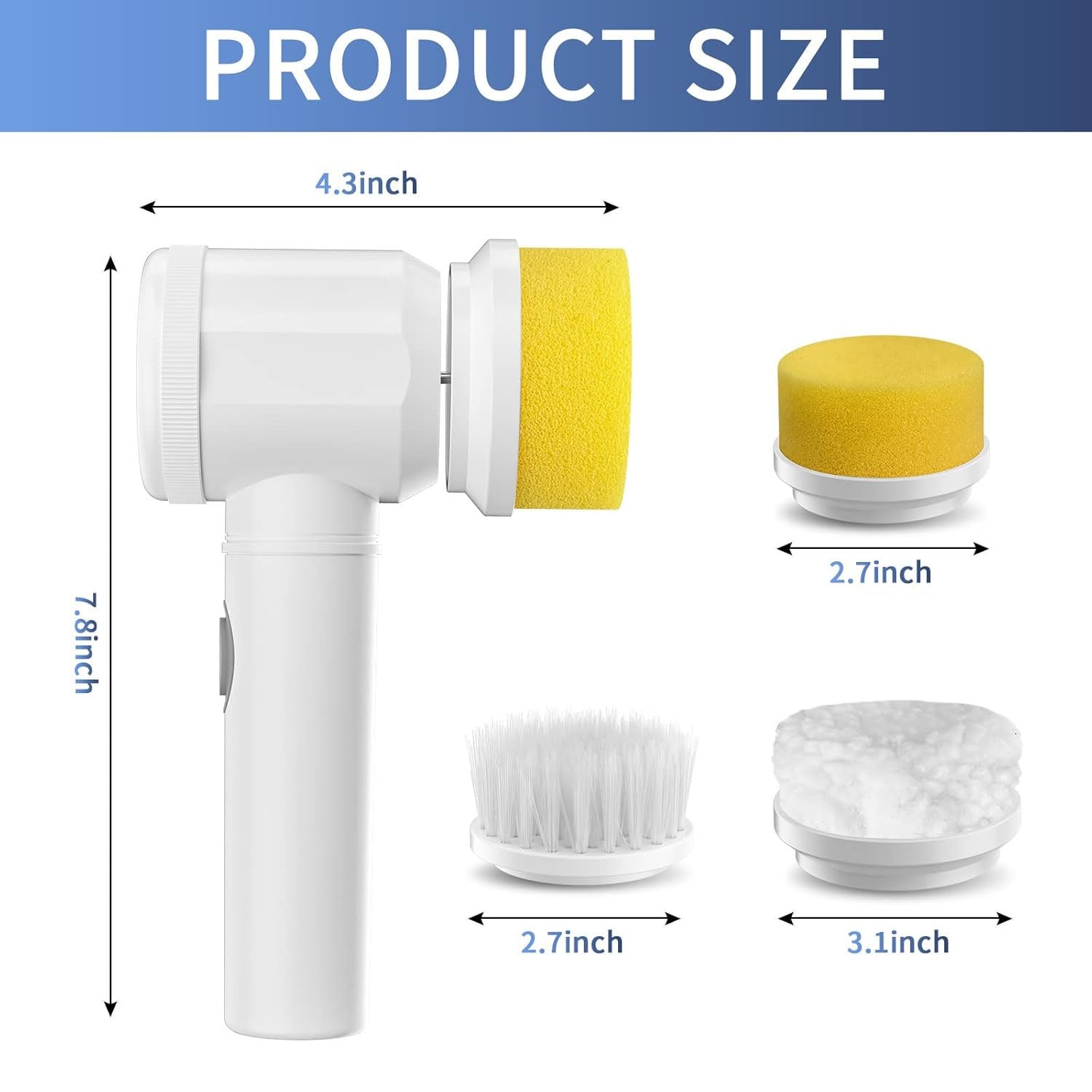 5-in-1 Electric Cleaning Scrubber – Cordless Power Brush