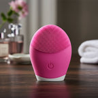 Silicone Electric Facial Cleansing Brush – Deep Pore Clean & Massage