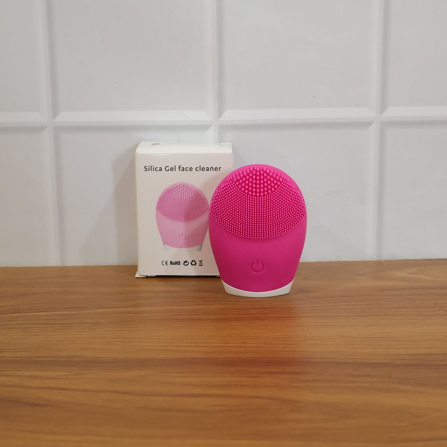 Silicone Electric Facial Cleansing Brush – Deep Pore Clean & Massage