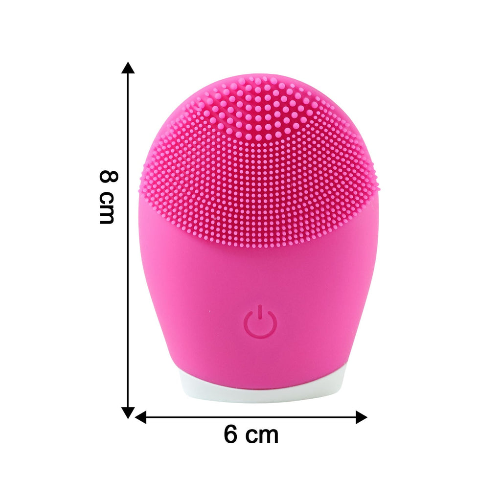 Silicone Electric Facial Cleansing Brush – Deep Pore Clean & Massage