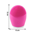 Silicone Electric Facial Cleansing Brush – Deep Pore Clean & Massage