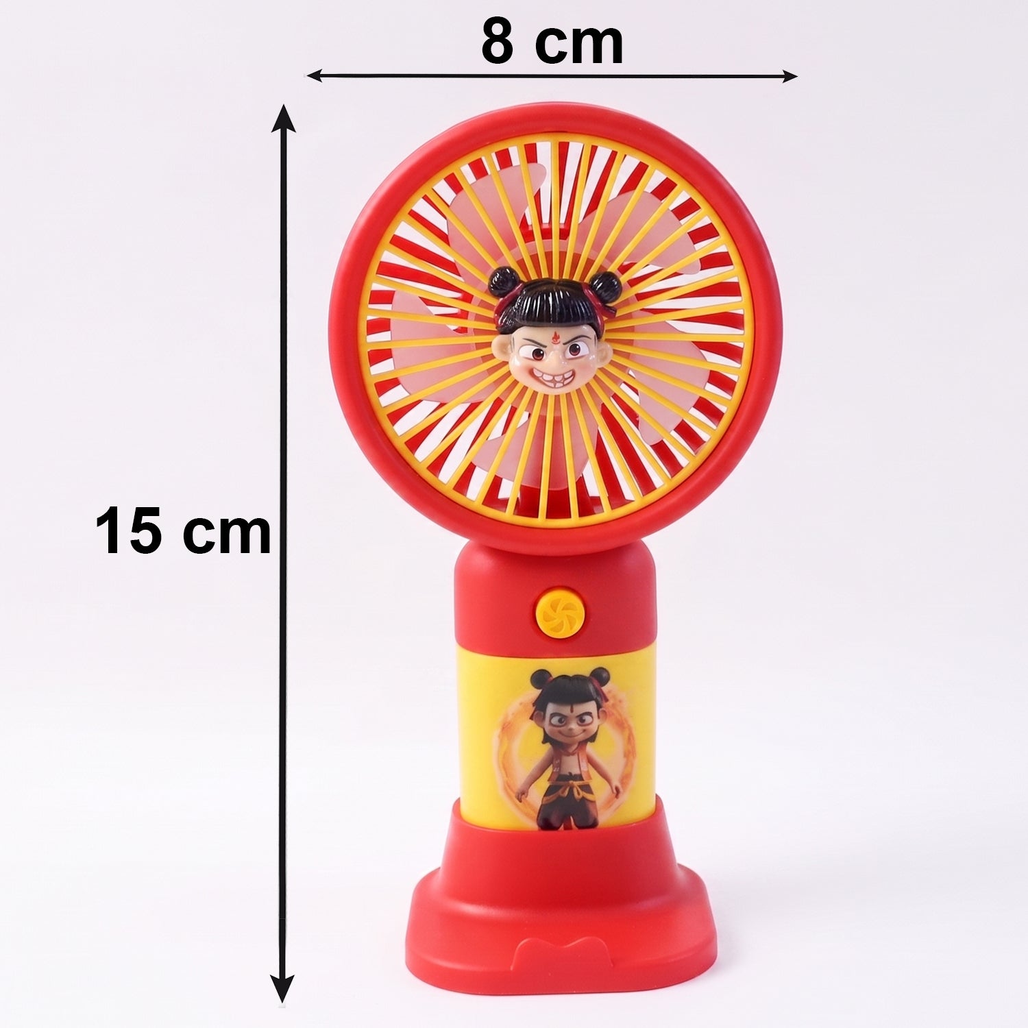 Cute Cartoon Character Mini Fan Ð Portable & Rechargeable for Kids