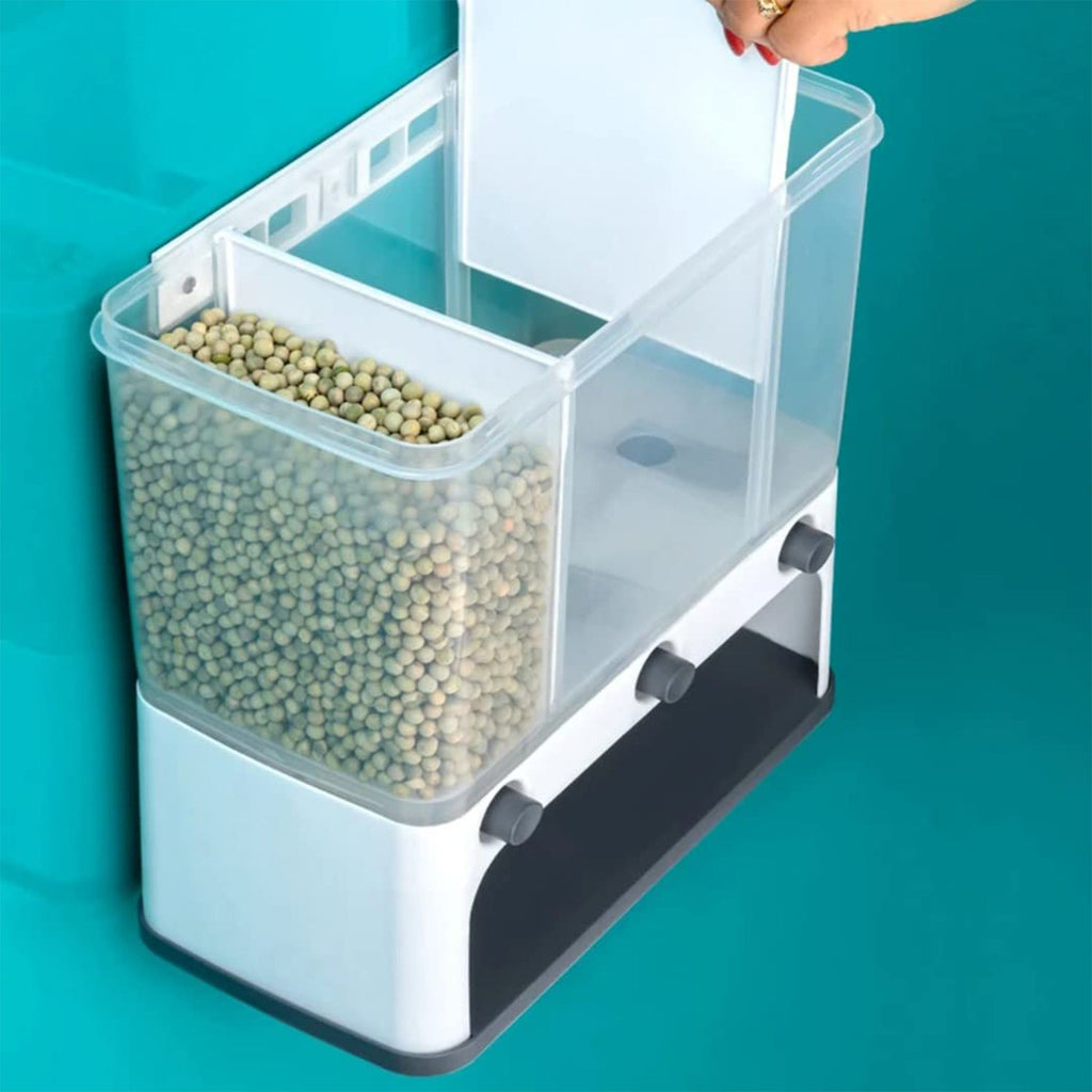 Easy Flow Cereal Dispenser – 3-in-1 Wall Mount Storage | CookAura