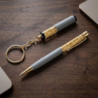 Premium 2 In 1 Keychain and Pen – Stylish Office Gift Set