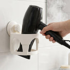 Hair Dryer Holder Ð Easy Bathroom Storage with Suction Cup
