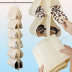 12-Pocket Hanging Shoe Organizer – Space-Saving Durable Storage