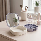 Plastic Jewelry Storage Box Ð Compact & Travel-Friendly Organizer
